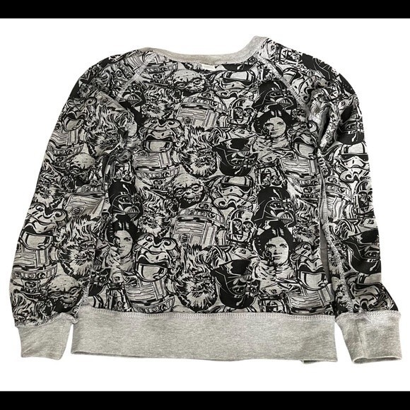 Vintage Star Wars XS REVERSIBLE Sweatshirt. - Picture 4 of 9